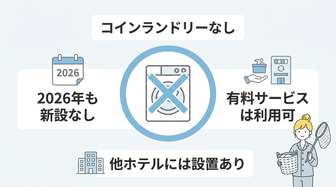ミラコスタにコインランドリーはある?2026年最新状況