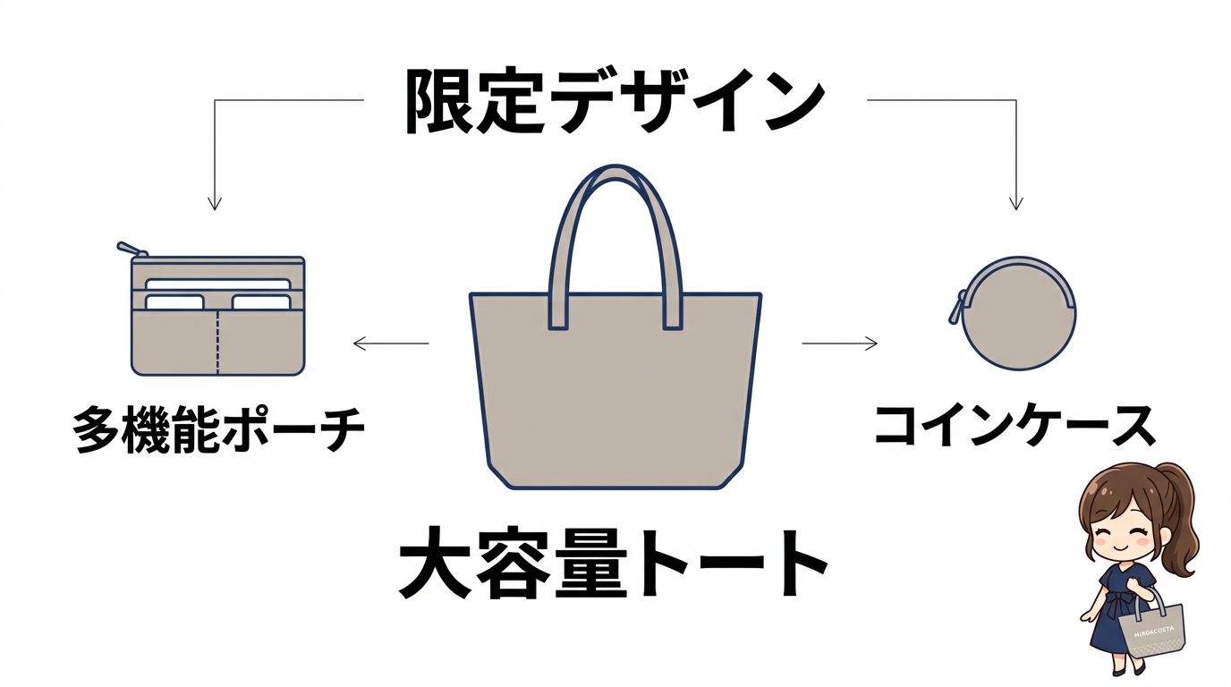 宿泊者限定エクスクルーシブトートのセット内容