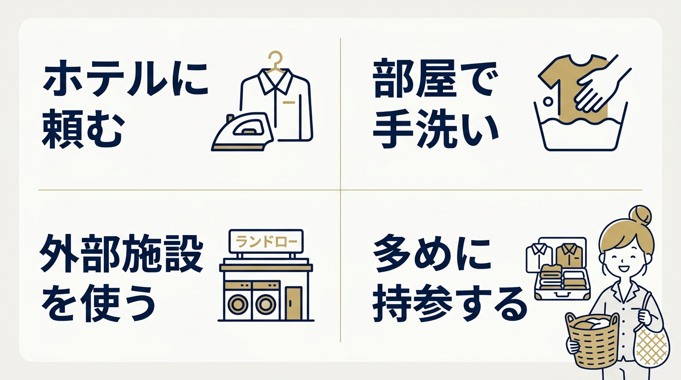 ミラコスタで洗濯に困った時の代替案4選
