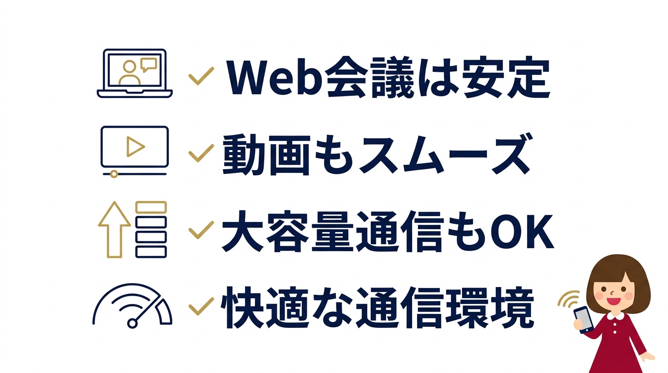 テレワークや動画視聴はミラコスタで可能か