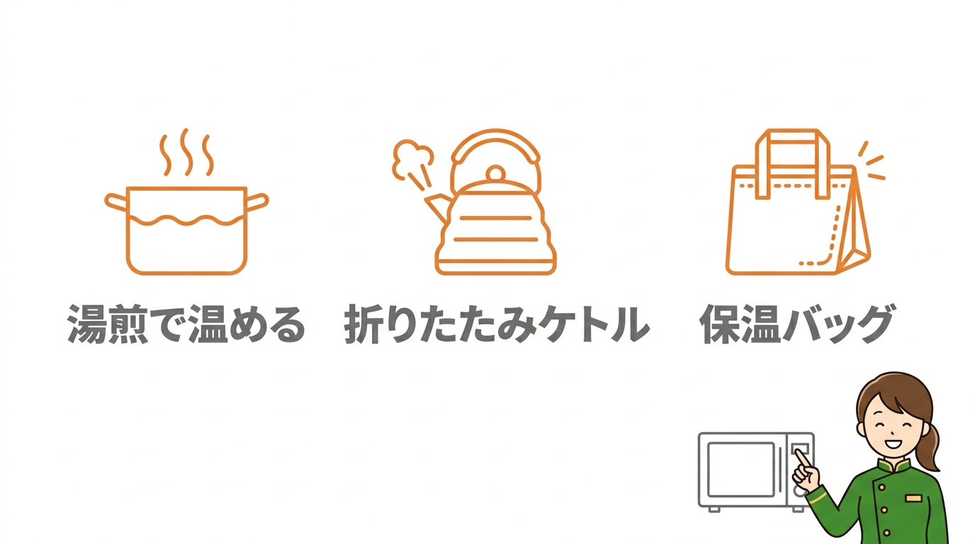 電子レンジがなくても困らない3つの工夫