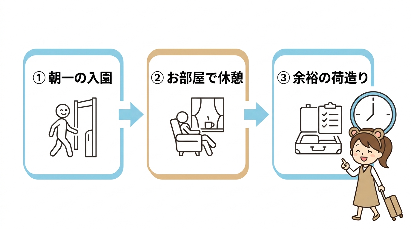 チェックアウトまでを満喫する3つの攻略術