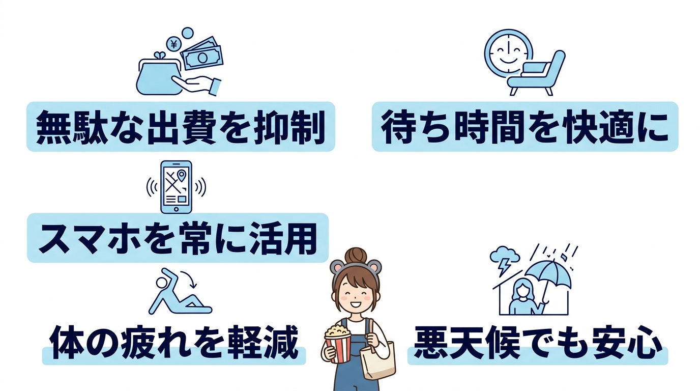 事前に持ち物を準備するメリット5つ