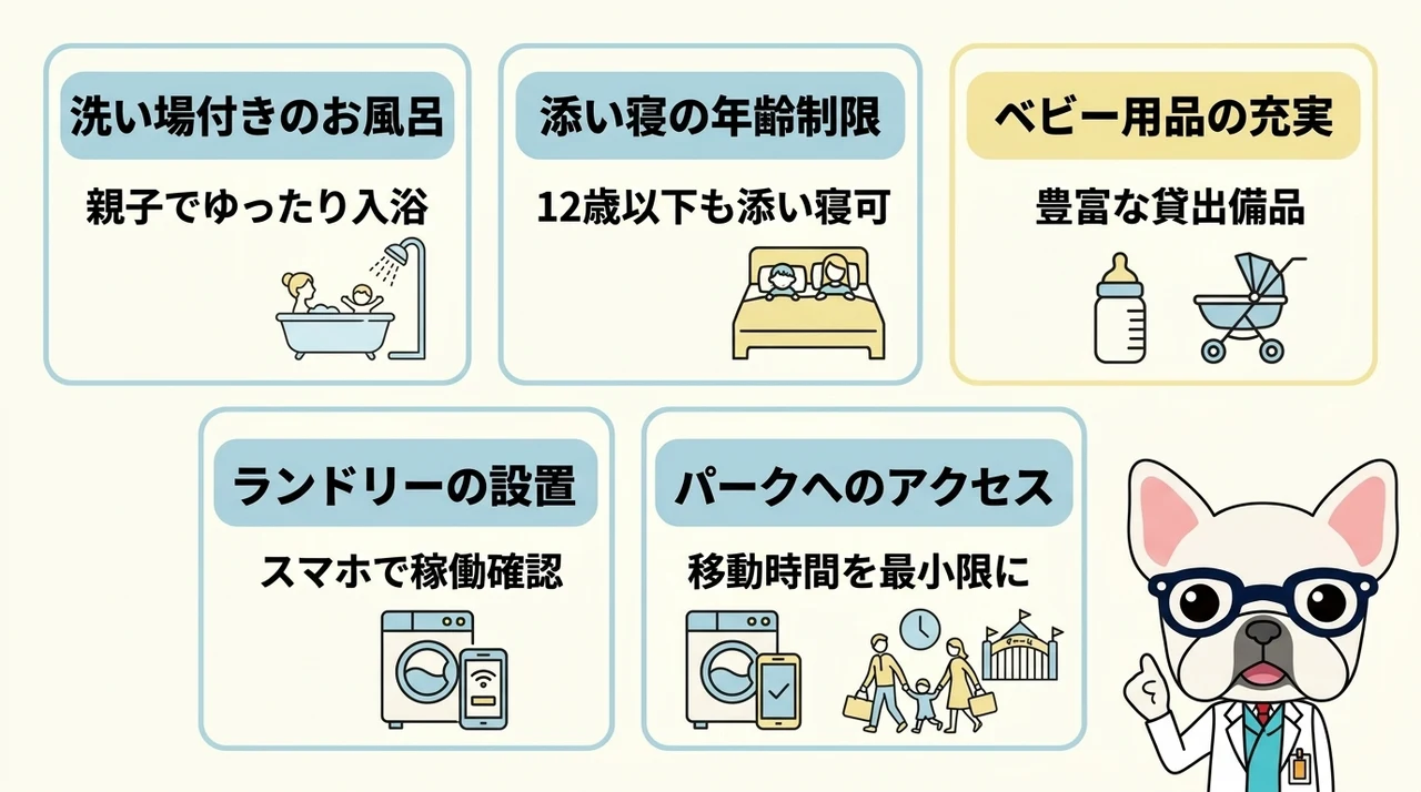 子連れでのディズニーホテル選びで失敗しないための基準